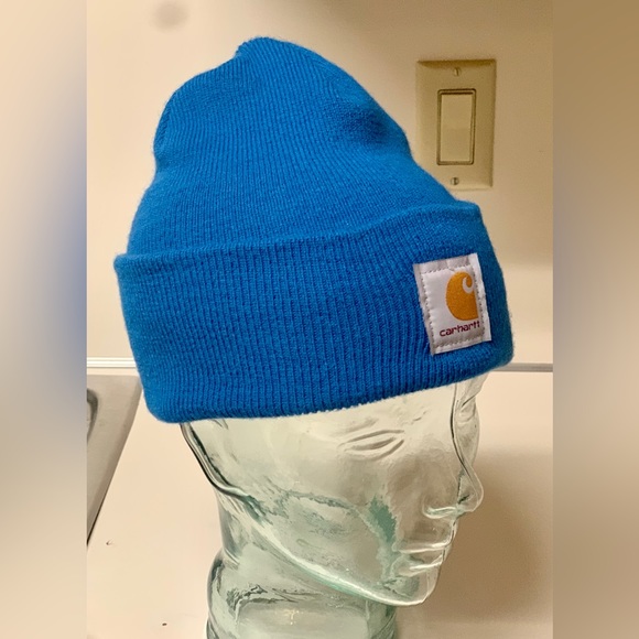 Adult Unisex One Size 100% Acrylic CARHARTT Watch Cap Cuffed Beanie Hat - Picture 2 of 10